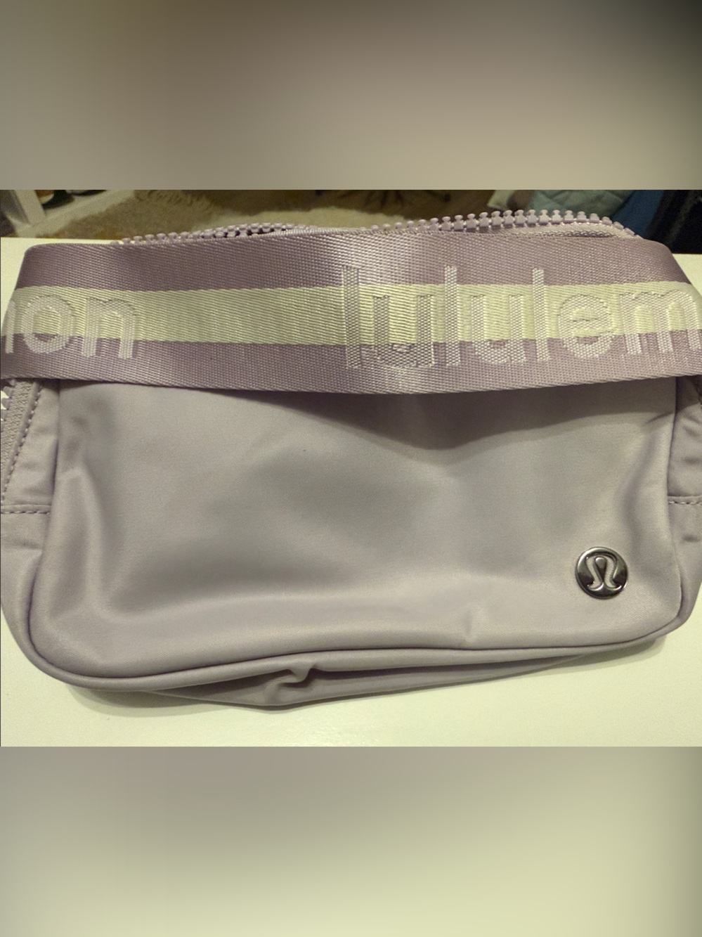 lululemon athletica Lilac Crossbody Bag with Branded Strap